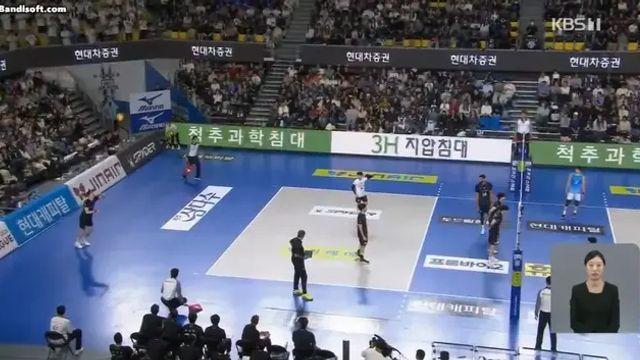 어제 있었던 남자배구 경기 비매너 논란