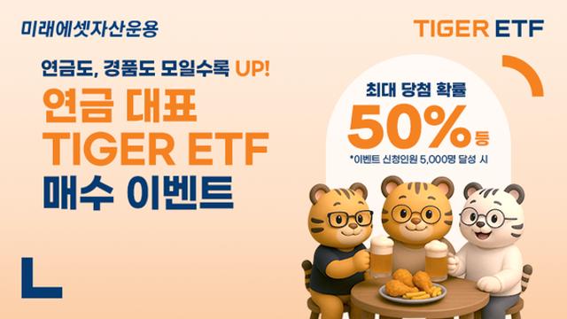 미래에셋, 'TIGER ETF 연금계좌 매수 이벤트' 진행