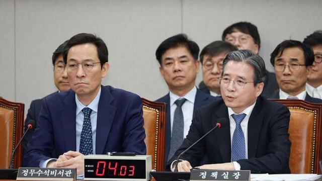 김용범, 딸 '갭투자' 질문에 '발끈'…김병기 