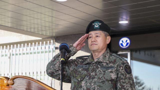육군 5군단장 이일용 취임