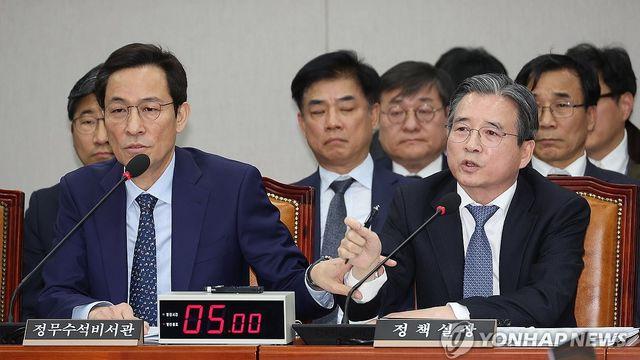 김용범, 팩트시트 농산물 조항에 