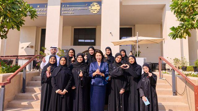 김혜경 여사, UAE 대학 한류동호회와 오찬…“문화교류 핵심은 마음의 연결”