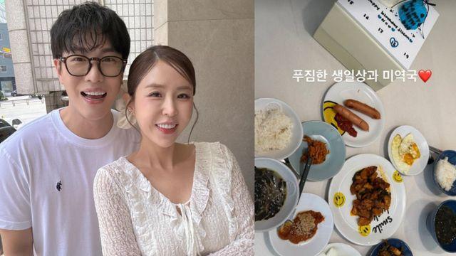 신지 위해 ♥문원이 차렸나…“푸짐한 생일상과 미역국” [IS하이컷]
