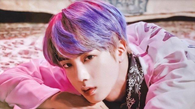 방탄소년단 진, 보라색을 재해석해버린 얼굴