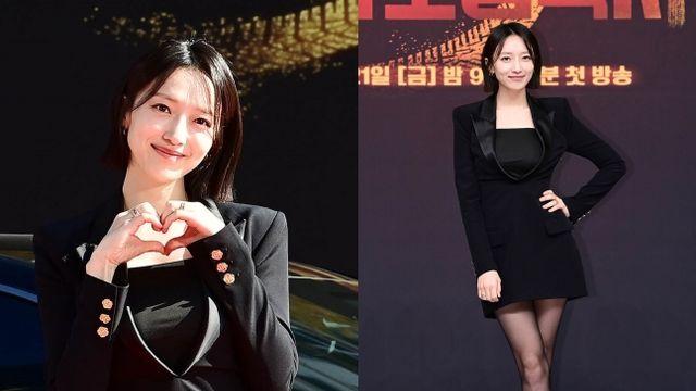 표예진, '긴 머리 싹둑' 과감해졌다…초미니 블랙원피스 '고혹美' 눈길