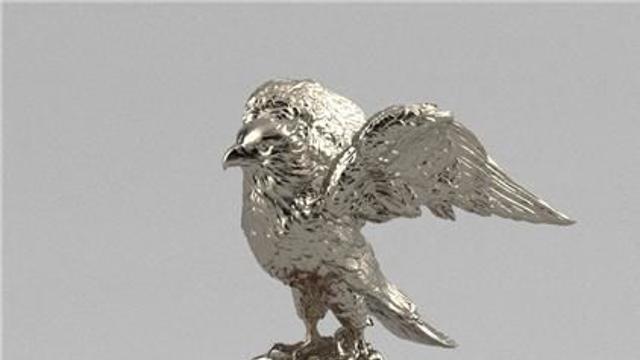 李, UAE 대통령에 '국조' 팔콘 조형물 선물…