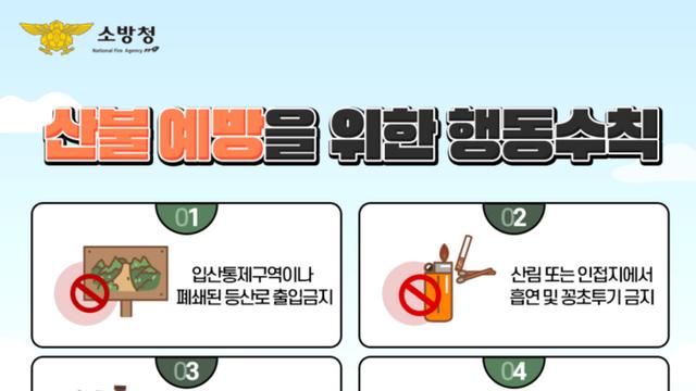 용인서부소방서 가을철 건조기 산불예방 안전수칙 준수 당부