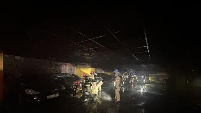 서초동 아파트 주차장 화재…1명 경상, 19명 대피