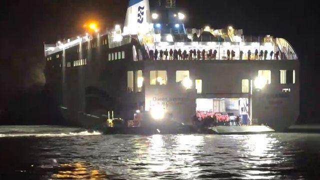 퀸제누비아2호 좌초 원인, ‘뒤늦은 방향 전환’에 무게