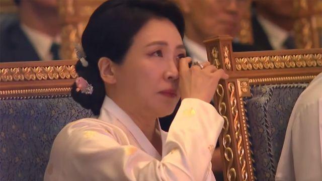 김혜경 여사 '그리운 금강산' 듣고 눈물 …조수미도 '울컥'