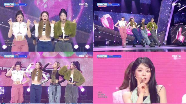 피프티피프티, '쇼챔'서 '스키틀즈' 무대 최초 공개…색다른 매력 입증