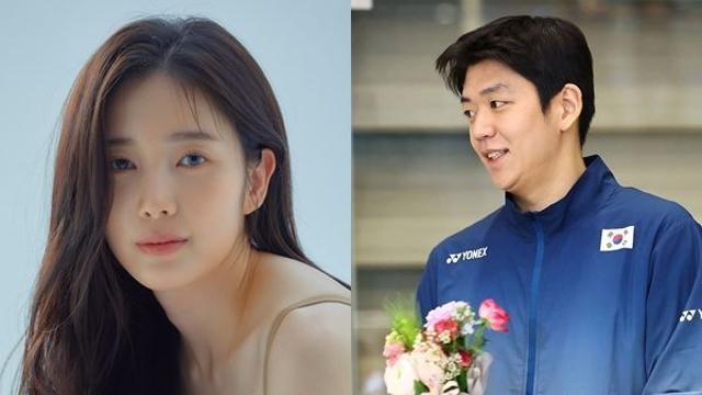 윤채경, 애아빠 이용대와 열애설 