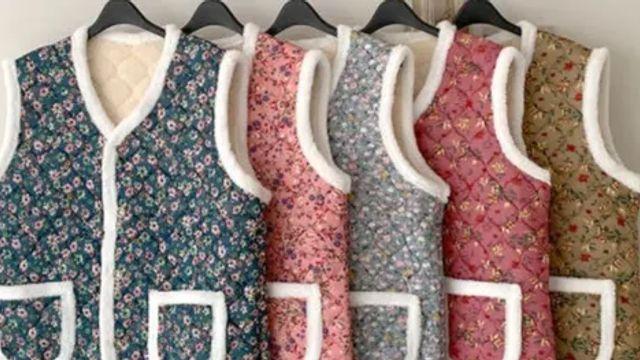 [셀럽에디션] 할머니 스타일의 재발견…요즘 뜨는 '꽃무늬 누빔 조끼'