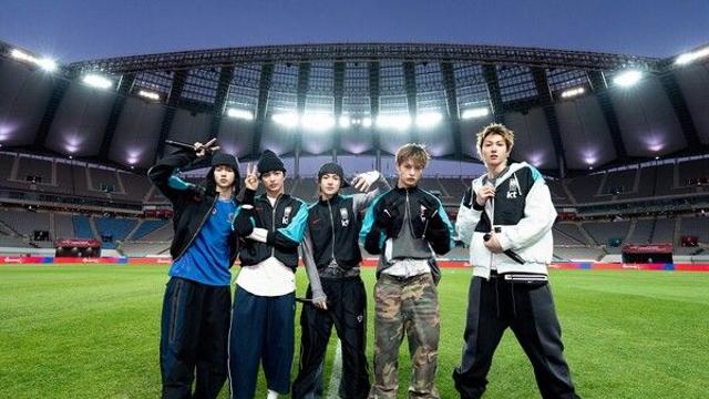 코르티스, 축구 국가대표 A매치 하프타임쇼 장식…축구팬과 함께 ‘GO!’