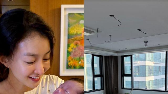 '이혼' 이시영, 집 리모델링 시작... 둘째 출산 후 달라진 일상