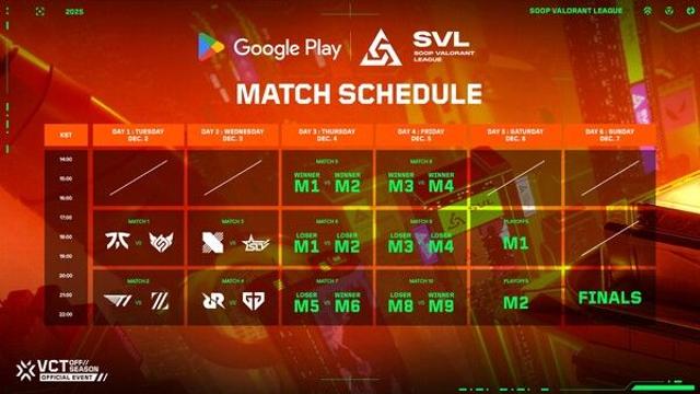 SOOP ‘SVL 2025’, 참가 팀 확정 및 개막전 매치업 발표