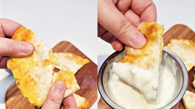 칼로리 걱정 끝! 바삭, 쫀득 라이스페이퍼 토스트 만들기