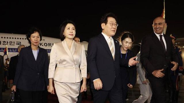 이 대통령, 이집트 도착…정상회담 후 대중동 구상 발표