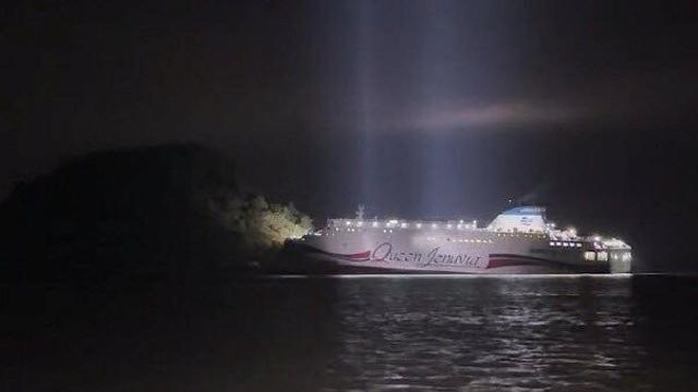 좌초된 여객선 실제 사진