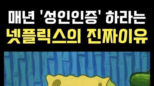 OTT에서 매년 1회 성인인증 받는 이유 