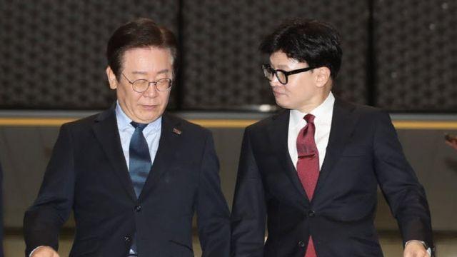 '李대통령 1위, 한동훈 3위'...엎치락뒤치락 접전 중