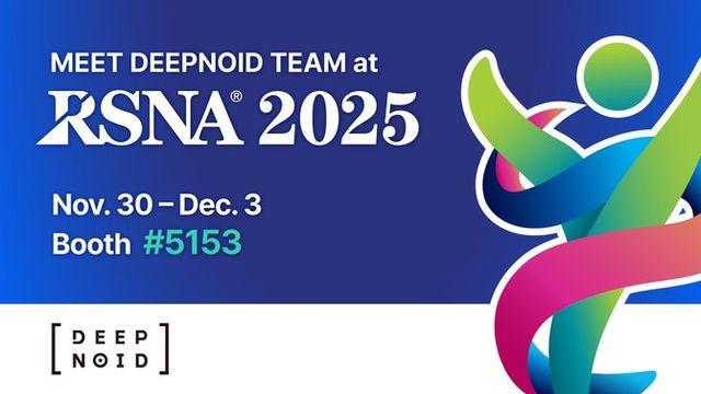 딥노이드, '세계 최대' 북미영상의학회 초록 5편 채택…