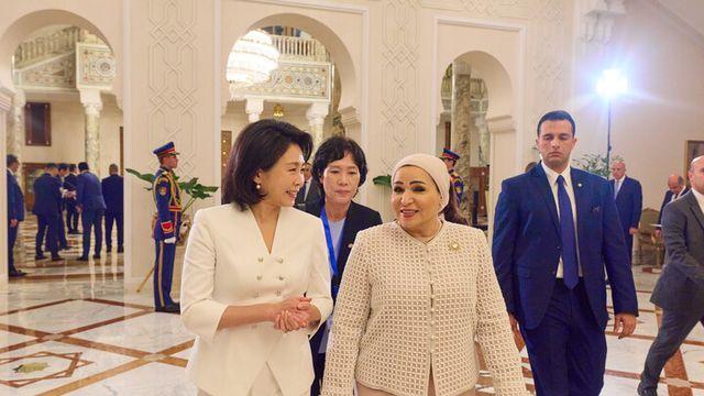 김혜경 여사, 알시시 여사와 여성 권익·K-컬처 등 의견 나눠