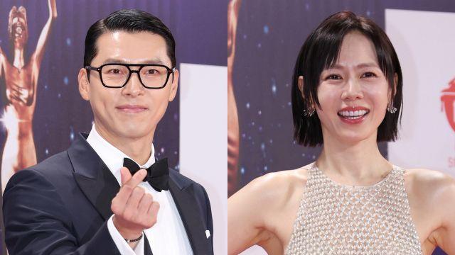 '청룡 부부 탄생'…현빈·손예진 부부, 나란히 주연상 품었다