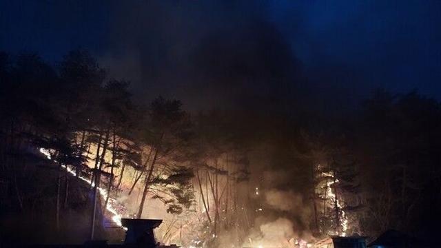 강원도 인제 산불 