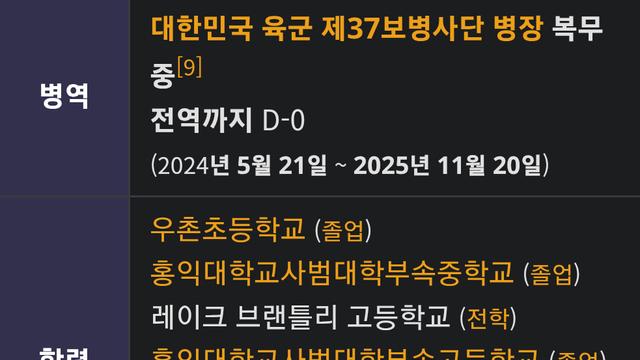 오늘(20일) 육군 만기 전역한 가수