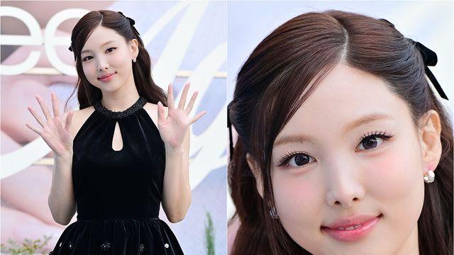 '인형이세요?' 트와이스 나연, 추위에도 민소매 초미니 원피스로 매력 발산!