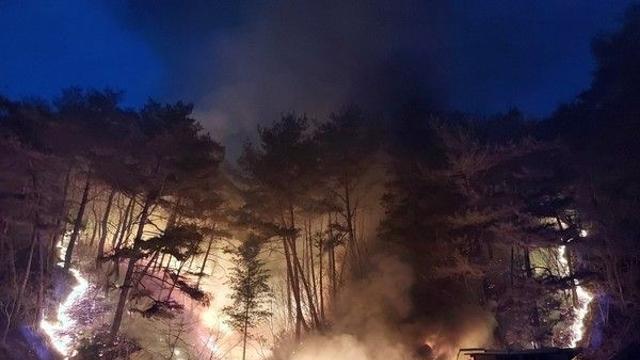 [속보] 강원 인제 기린면 산불...대응 1단계 발령