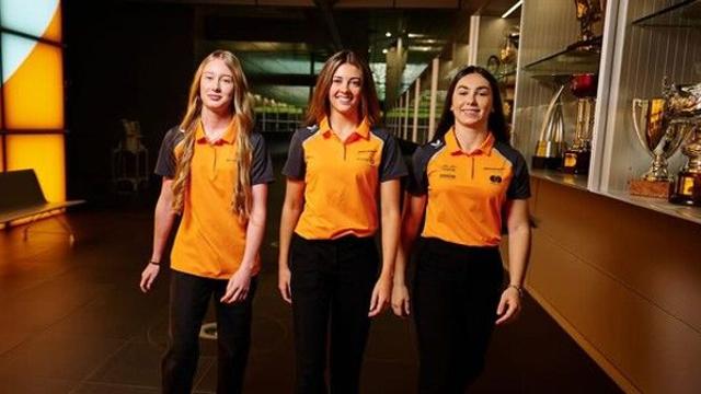 맥라렌, 3명의 차세대 여성 드라이버 라인업 공개