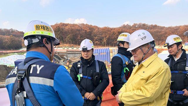 GH, 김용진 사장 건설현장 직접 안전점검 나서