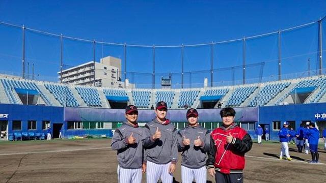 LG '강타자 내야 듀오' 손용준·문정빈, 日 주니치 마무리캠프 단기 유학…
