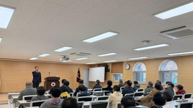 조병옥 음성군수, 노인대학에서 어르신 대상 특별강연 실시