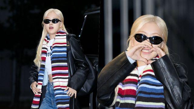 블랙핑크 로제 '추위도 막지 못한 시크美... 귀여움 두 스푼'