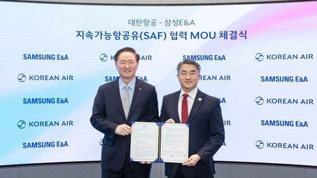 삼성E&A, 대한항공과 ‘K-SAF 동맹’…美 시장 진출 함께 나선다