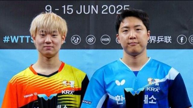 탁구 임종훈-오준성, '세계 1위' 르브렁 형제 꺾고 WTT 결승행