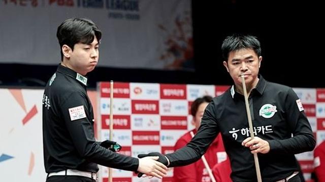 “선두자리 넘보지마” SK렌터카, 휴온스 꺾고 1위 질주…크라운해태 하나카드 맹추격[PBA팀리그 4R]