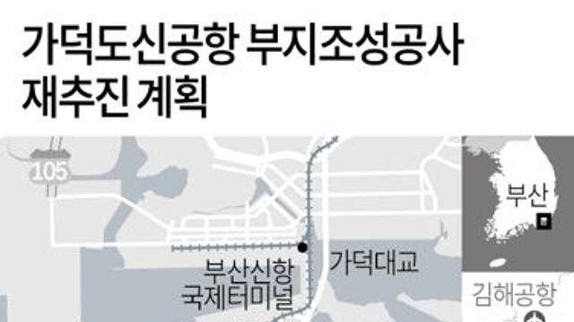 가덕도신공항 부지조성공사 재추진 계획