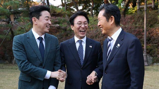 '당정대 삼각편대' 정청래·김민석·강훈식…주목되는 광폭 행보