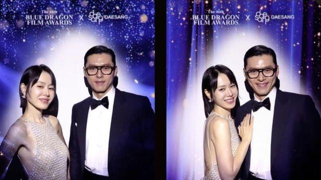 [IS하이컷] 현빈♥손예진 투샷, 화보 같은 인생네컷 공개