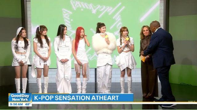 앳하트, 美 '굿데이 뉴욕'서 '플롯 트위스트' 무대