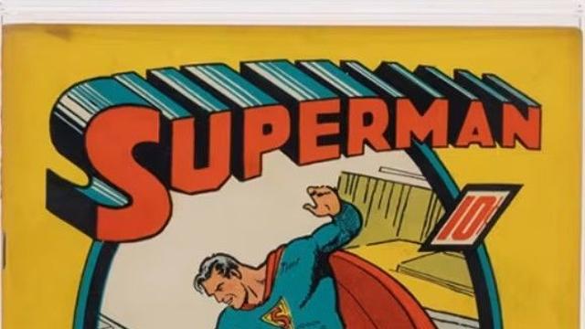 1939년 초판 슈퍼맨 코믹스 단행본, 경매서 134억원