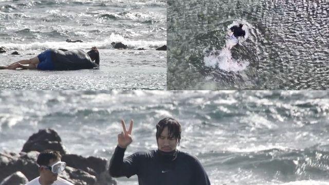 MBC ‘전지적 참견 시점’ 최홍만, 범고래 같은 수영 실력 예고