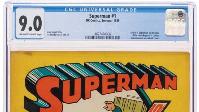다락방서 발견된 1939년 ‘슈퍼맨’ 초판본…134억 낙찰