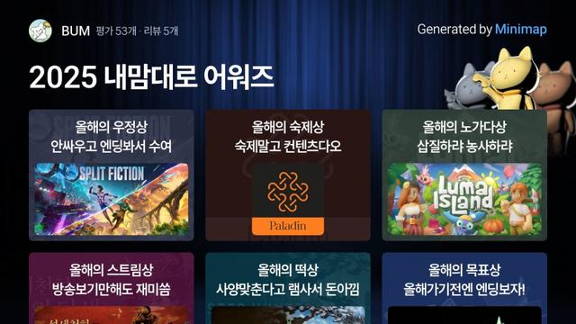 2025 내맘대로 어워즈 