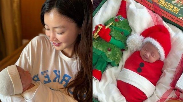 ‘생후 17일 딸이 오너먼트?’ 이시영, 신생아 본아트 게시물 삭제