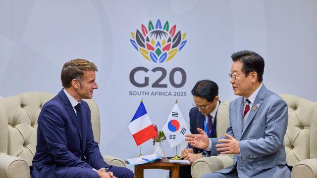 李대통령, G20 계기 佛·獨 정상과 연쇄 회담…안보·경제·첨단 협력 강화